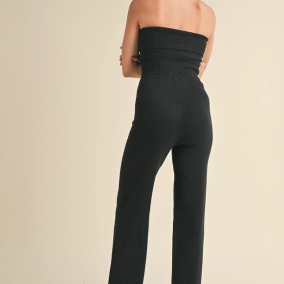 Riley Bandeau Knit Sweater Jumpsuit - Picture 6 of 10